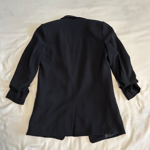 H&M Black Blazer 3/4-Length Sleeves | Size 0 - Picture 4 of 9